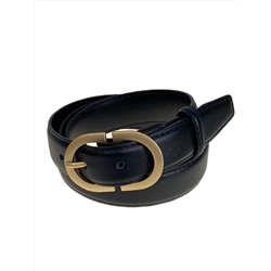 Ремень женский из искусственной кожи , цвет черный