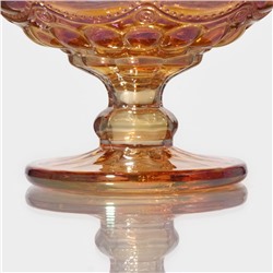 Креманка Magistro «Ла-Манш», 350 мл, 12×10.5 см, стекло, янтарная