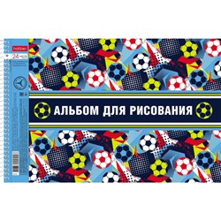 Альбом для рисования 24л на спирали "Из чего сделаны мальчишки" перфорация на отрыв (079769) Хатбер