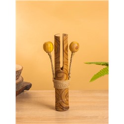 Сувенирный музыкальный инструмент «Двойной кастаньет», 21×4×8 см