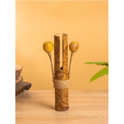 Сувенирный музыкальный инструмент «Двойной кастаньет», 21×4×8 см