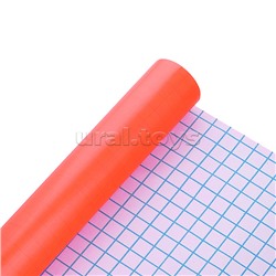 Пленка самоклеящаяся матовая "REPAIR & CRAFT" 60x300 см, PVC 80 мкм, в рулоне, оранжевая неоновая