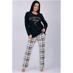 Пижама Шампань (Зеленый, беж)