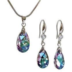 Комплект с кристаллами Swarovski