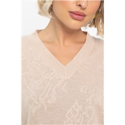 Джемпер хлопковый Кристина (бежевый) Б14626-4М