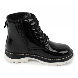 AL7909 черн Ботинки деми для девочек (27-32)/6