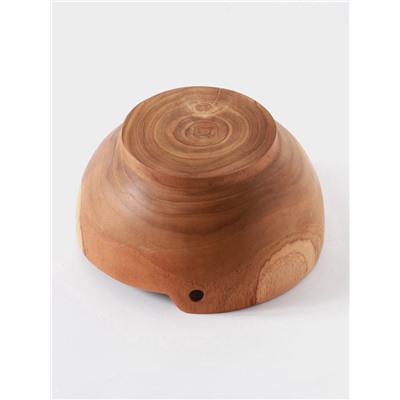 Салатник, 18×18×9 см, тиковое дерево