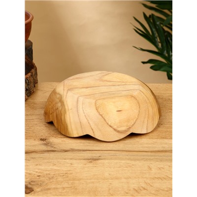 УЦЕНКА Тарелка 17×17×5 см, тиковое дерево