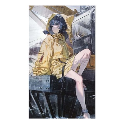 Картина для раскрашивания по номерам. Панно. Аниме. Perfect Blue. 30x50 см.