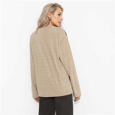 Лонгслив с асимметричным низом, Сердце к сердцу