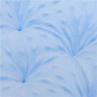 Лежак для животных «Нежность», 50×50×10 см, голубой