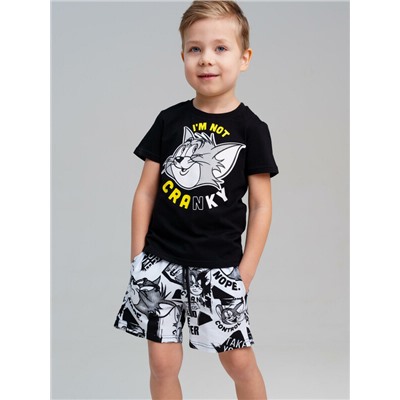 Комплект трикотажный для мальчиков: фуфайка (футболка), шорты