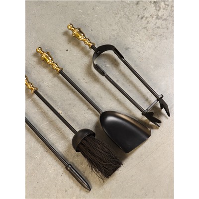 Каминный набор, 40 см, сталь, алюминий