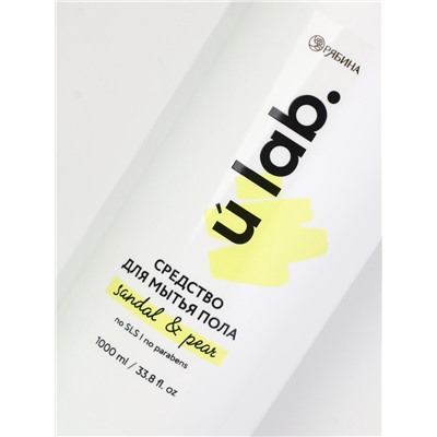 Средство для мытья пола, аромат сандал и груша, 1000 мл, ULAB