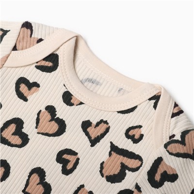 Боди с длинным рукавом «Крошка Я» Leo love, рост 74-80 см