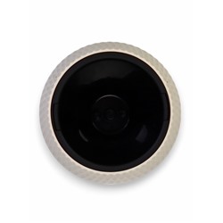 Кашпо для цветов «Жемчужина», 4 л, d=29 см, h=19.5 см, пластик, со вставкой, подвесное, бежевое