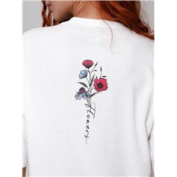 Футболка "Соцветие" (Молочный)