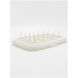 Лоток туалет для кошек малый (с бортиком и сеткой на высоких ножках) ALTA 42×31×14.5