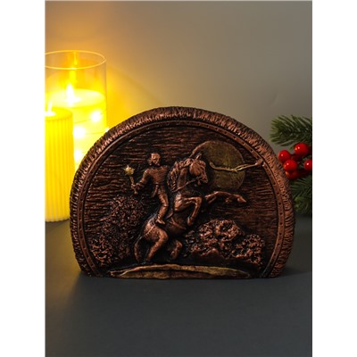 Фигурка гипс «Богатырь на коне», 22×4×15.5 см