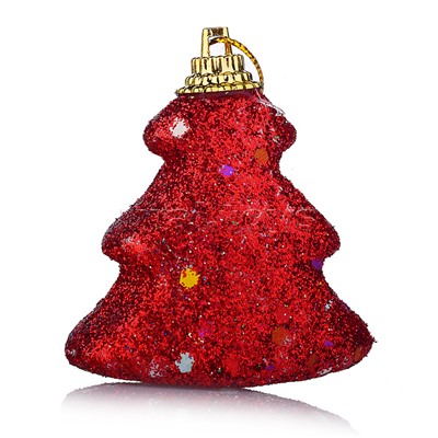 Набор новогодних украшений "Елочки" в пакете