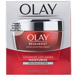 Olay, Regenerist, микромоделирующий крем, без отдушек, 48 г (1,7 унции)