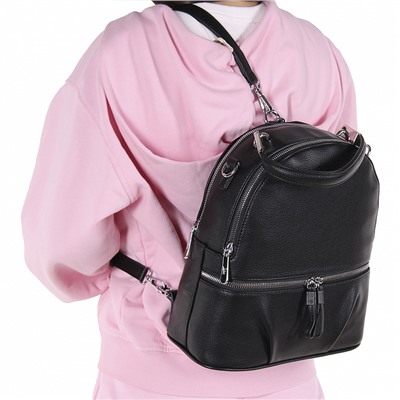 Рюкзак 69135 black Velina Fabbiano-Safenta