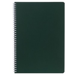 Тетрадь А4  96л клетка на спирали "СОЛО. Малахит" софт-тач ,перф. на отрыв (092884) Хатбер