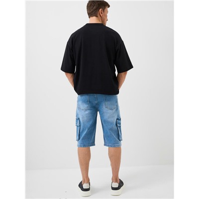 Шорты текстильные джинсовые для мужчин