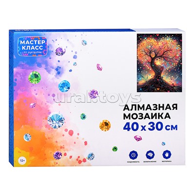 Мозаика алмазная "Дерево любви" 30*40см.