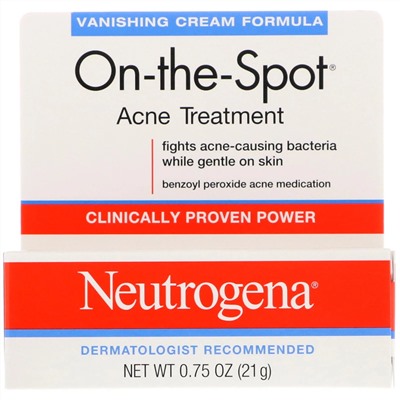 Neutrogena, On-the-Spot, средство для лечения акне, 21 г (0,75 унции)
