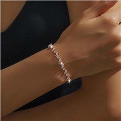 Комплект бижутерии вечерний: Колье, Серьги и Браслет. "Капельки"