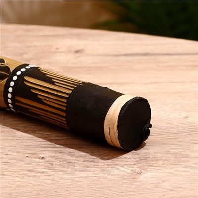 Сувенирный музыкальный инструмент посох дождя «Цветы на поляне» 40×5.5×5.5 см