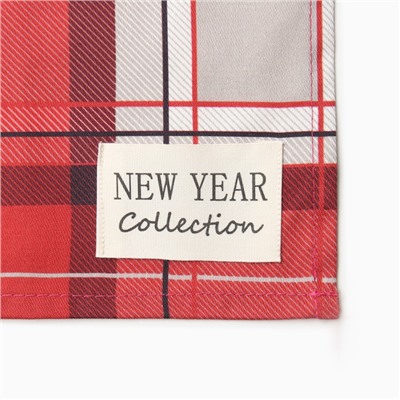 Полотенце новогоднее «Этель» «Уютное Рождество» 40×73 см, 100% хл, саржа 190 г/м²