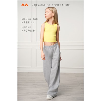 Майка-топ в рубчик для девочки Happyfox