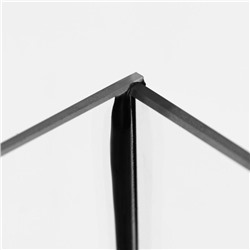 Аквариум Прямоугольный «Атолл» с крышкой, 20 л, 38×19×28/33 см, чёрный