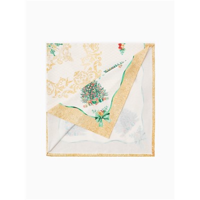 Скатерть новогодняя «Этель» Golden Christmas, 150×220 ±3 см с ГМВО, 100% хлопок, 190 г/м²