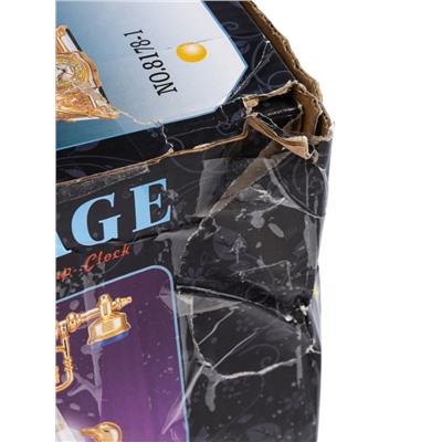 УЦЕНКА Часы - светильник «Ретро телефон», красный, с будильником, 28.5×18×18 см