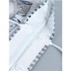 Пакет новогодний «Лёд», полиэтиленовый с пластиковой ручкой, 38×35 см