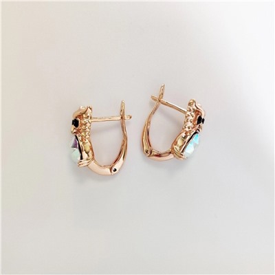 Серьги с кристаллами Swarovski