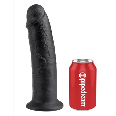 Чёрный фаллос-гигант 10  Cock - 25,4 см.