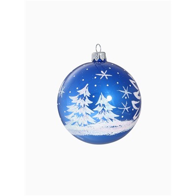 Ёлочный шар «Лесная избушка» d=8.5 см, МИКС