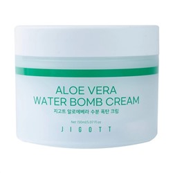 Jigott Крем для лица улажняющий с экстрактом алоэ вера / Aloe Vera Water Bomb Cream, 150 мл 23134