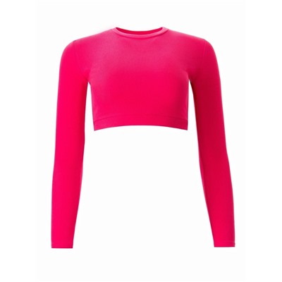 Лонгслив женский MINAKU: Casual Collection, цвет фуксия, размер 44