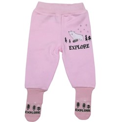 17045 Ползунки с носочком (мишка)