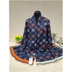 Тёплый палантин из кашемира, мультицвет