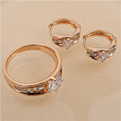 XUPING Кольцо/Серьги с замком кольцо арт. 58 0758 (id 289760)