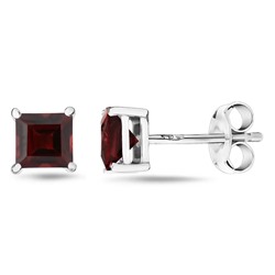 Серьги, гранат, Злата