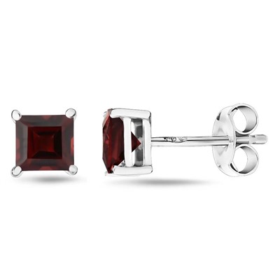 Серьги, гранат, Злата