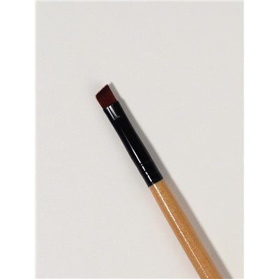 Кисть для макияжа, скошенная, 18 (± 1) см, бежевая