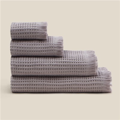 Полотенце вафельное SL HOME: Boho «Софт Мист» 100×180 см, 100% хлопок, 300 г/м²